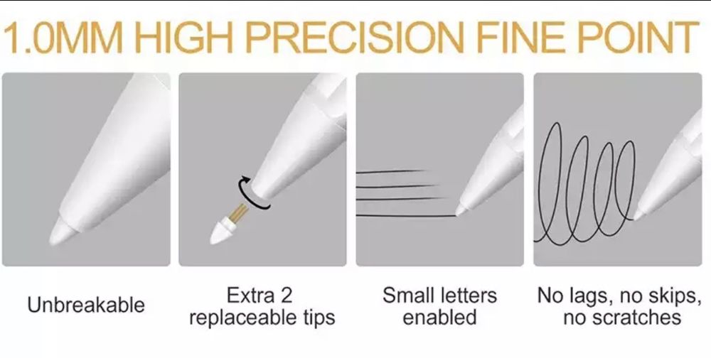 Stylus Pencil 2 cu functia Palm Rejection