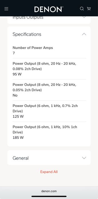 Denon AVR x2400h 7.2 канален 4K Аудио-видео ресивър с Dolby Atmos