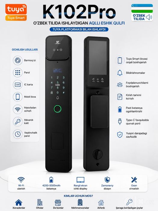 Aqlli qulf M19pro