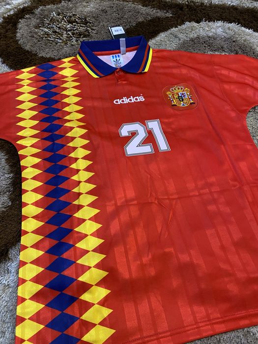 Tricou Spania World Cup 1994 Luis Enrique