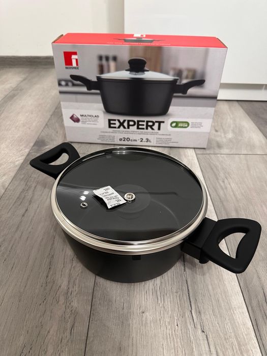 Oală Berlinger Expert 28 cm cu capac – inducție, nouă