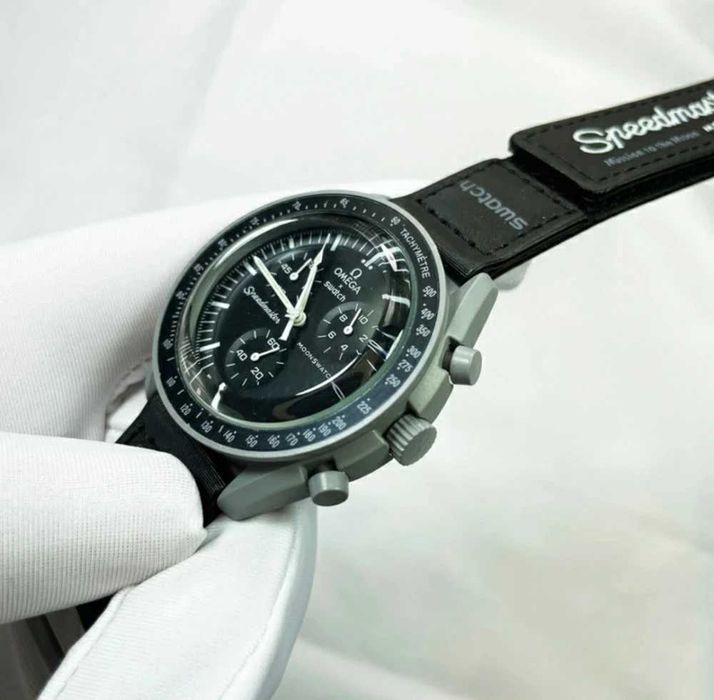 Ceas SWATCH X OMEGA MISSION TO THE MOON Chronograf Superb Nou 2026