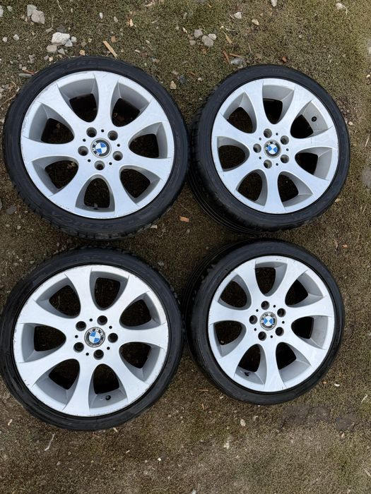Vând jante R18 BMW originale cu anvelope vara slick RUNFLAT