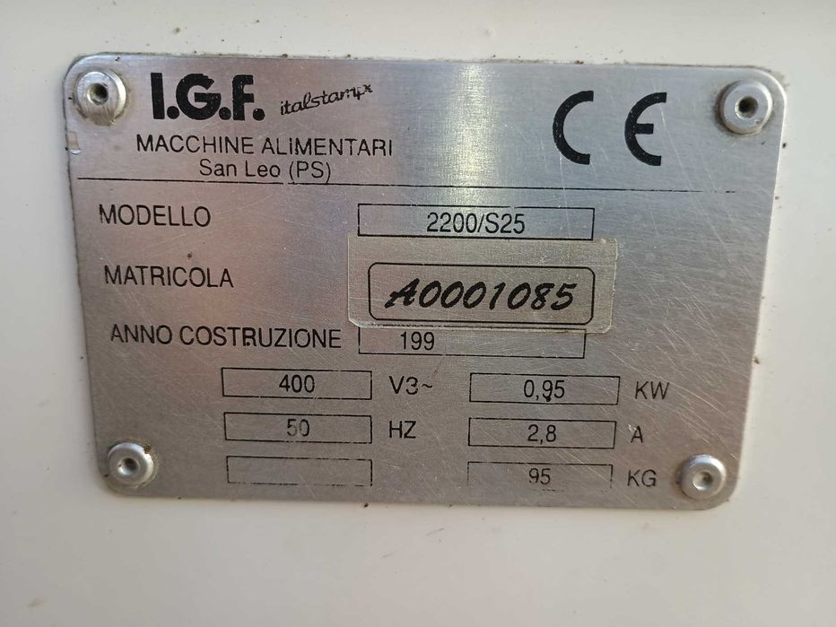 Tестомесачка 33литра IGF 2200 S25