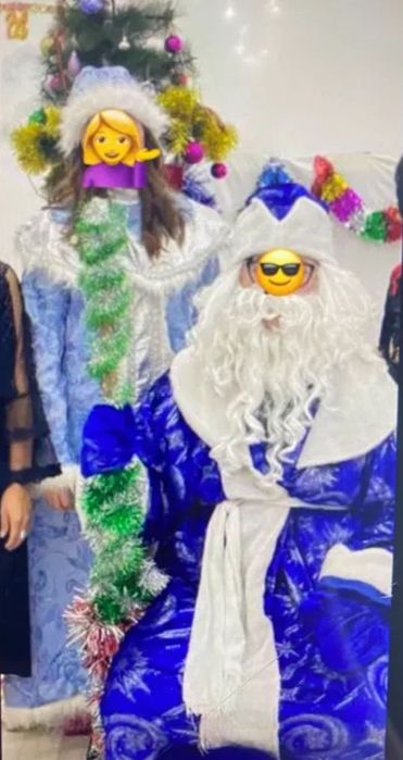 костюм дед мороза и снегурочка