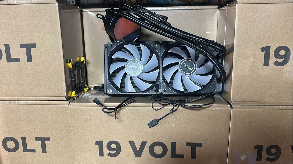 Водяное охлаждение 19Volt 2-х секционные