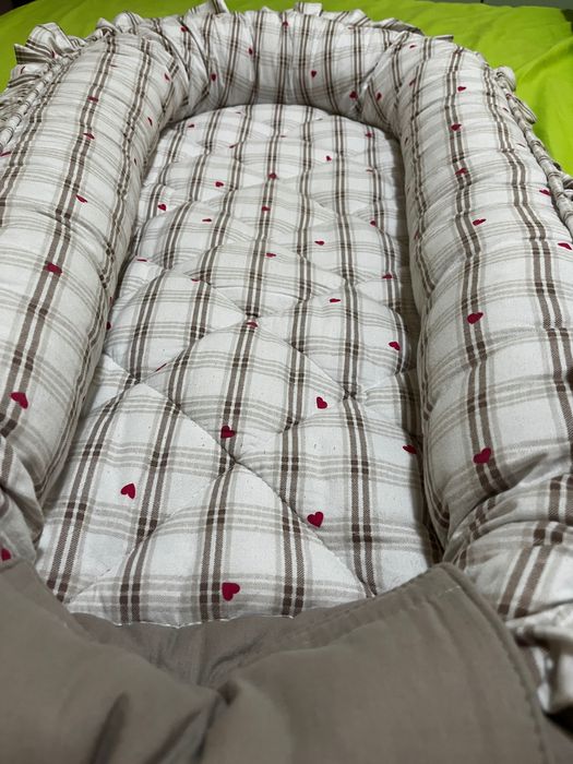 Бебешко гнездо + одеяло-чувалче Jukki