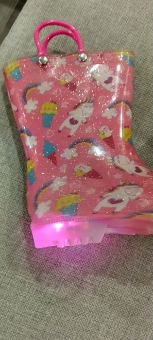 Гумени светещи ботушки за дъжд