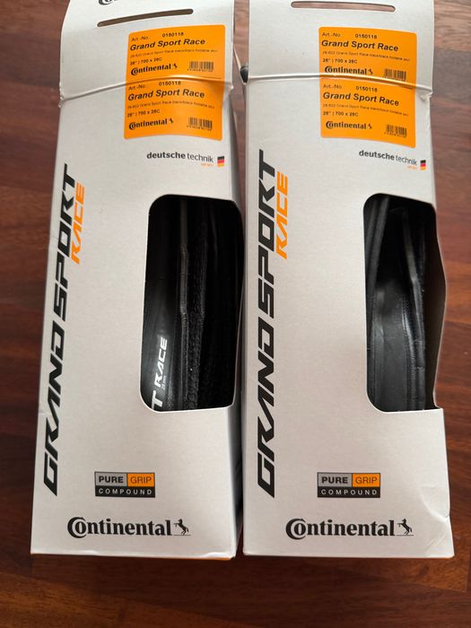 Чисто нови шосейни гуми Continental Grand Sport Race 700x28C (комплект 2 бр