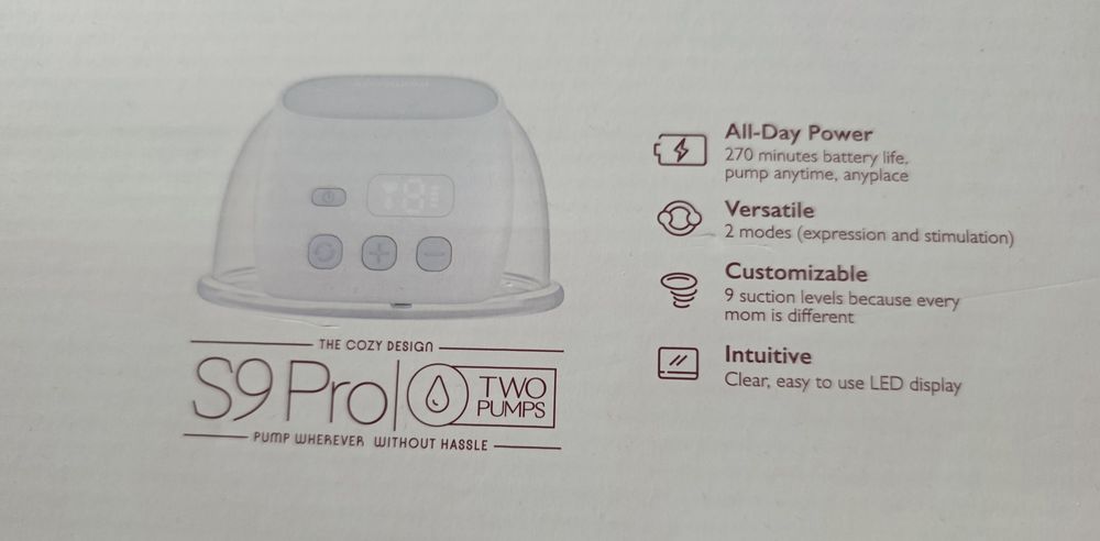 Pompa Momcozy S9 Pro dubla