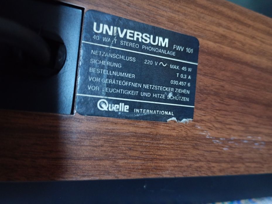 Pick up automatic Universum an 1985