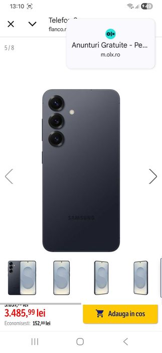 Telefon Samsung S 25 , 256  GB OFERTĂ