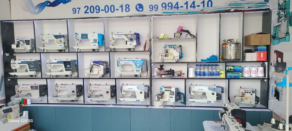 Barcha turdagi tikuv mashinalar bor