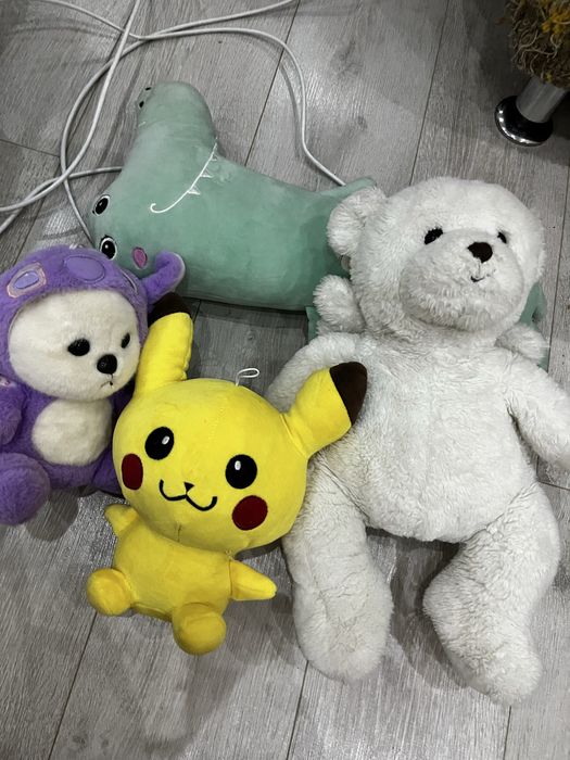 4 игрушки мягких