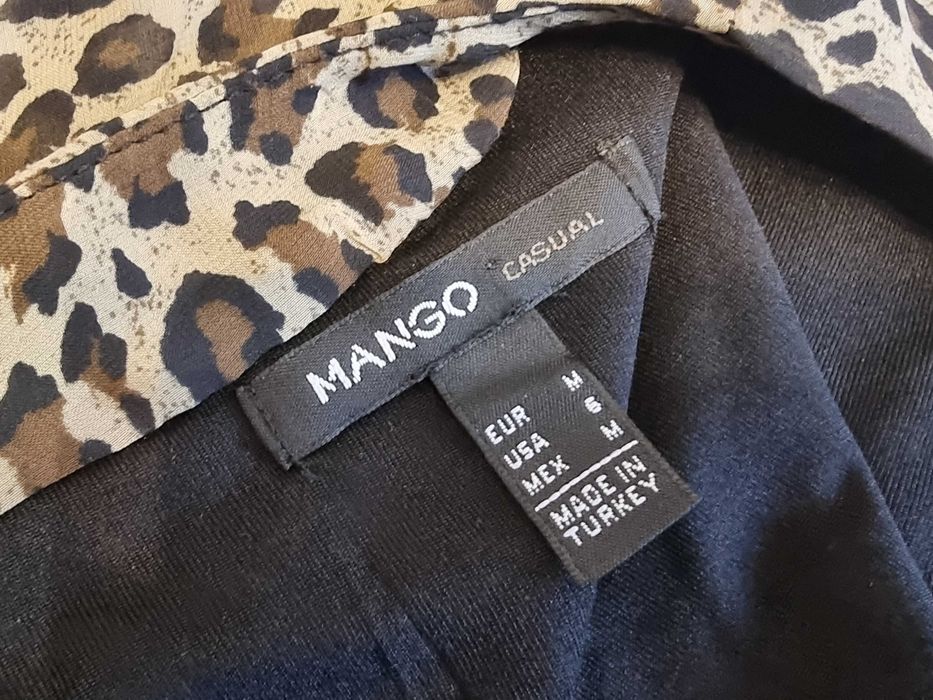 Rochita Mango, rochie animal print marimea M