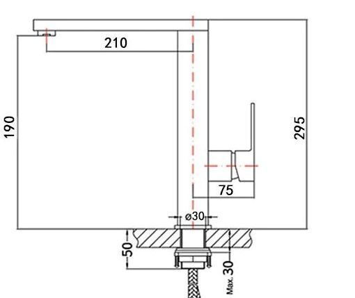 Черен Смесител за Кухня