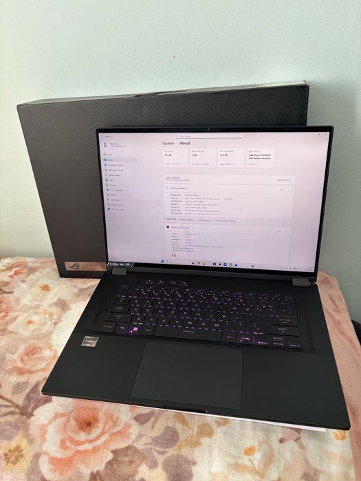 Идеал Asus Rog Flow X16 Ryzen 9 6900HS/RTX 3060/16/1TB