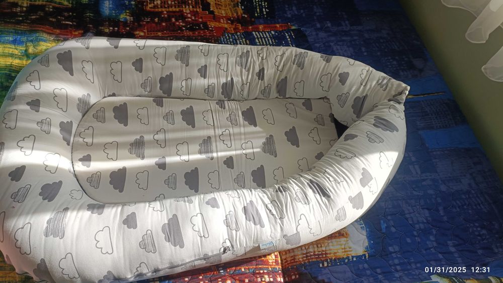 Гнездо за бебе от мемори пяна 45х70 х10