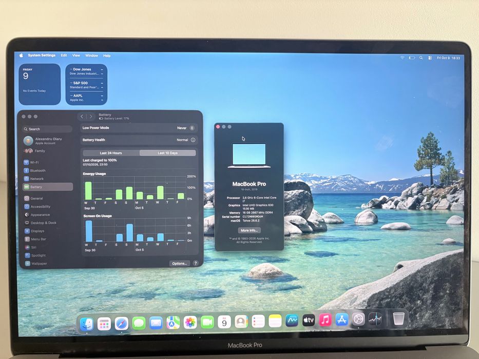 macbook 2019 pro 16 inch second hand si noi de vanzare • Anunturi