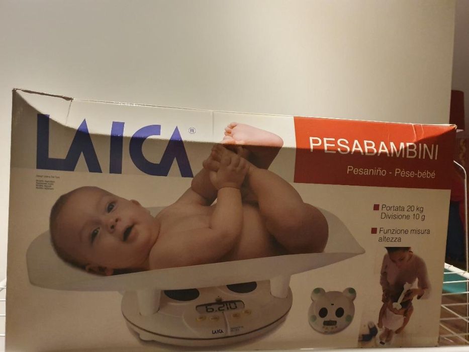 Cantar electronic LAICA pentru copii, 3 in 1 (pana la 20 kg)