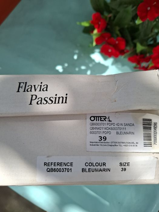Sandale albastru închis, mar 39