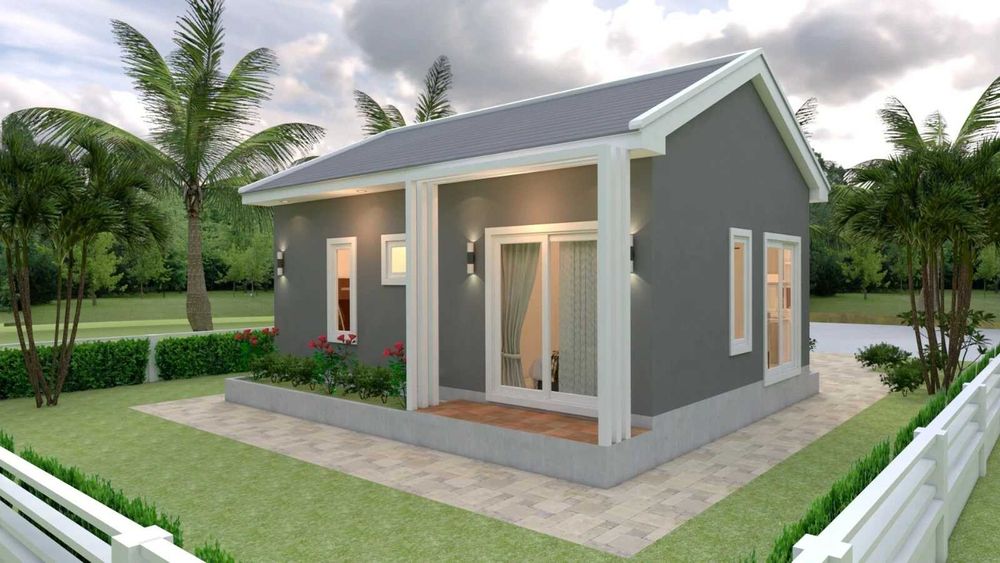 НА ИЗПЛАЩАНЕ - Луксозна сглобяема къща с 2 спални, 48 кв. м