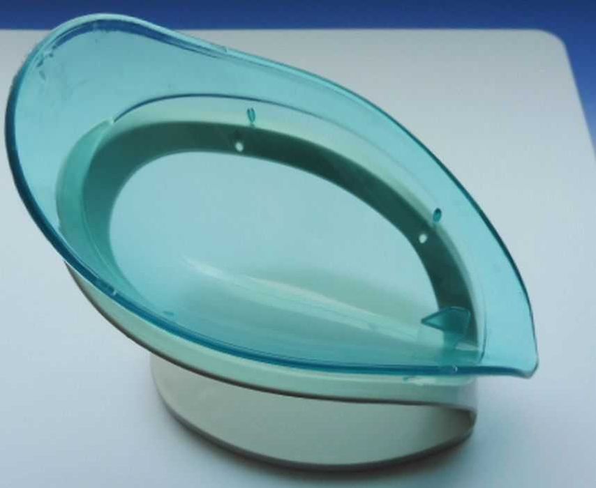 Дизайнерска сапунерка: лист от момина сълза, самоизточваща се, уникат