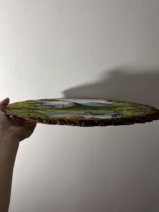 Картина панно на дереве