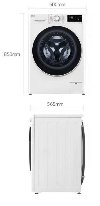 Стиральная машина LG F4V3ES6W, 11 кг, Inverter, AIDD Steam Акция