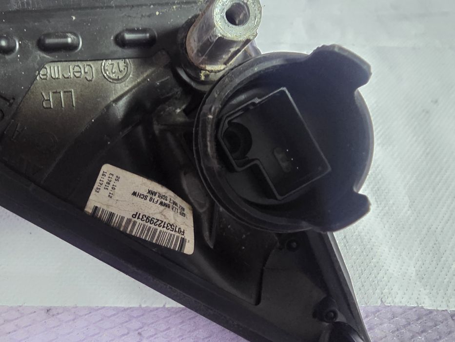 Oglindă dreapta BMW Seria 5 F10 F11 Rabatabilă Electric Albastru Închis Originală