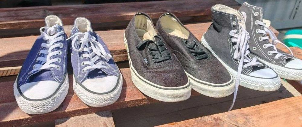 Кеды Converse и Vans (оригинал / кастом)
