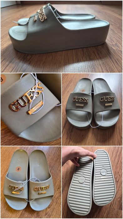 Karl Lagerfeld, Adidas Adilette, Juicy Couture, Kurt Geiger,  Guess, Puma muse чехли и сникърси