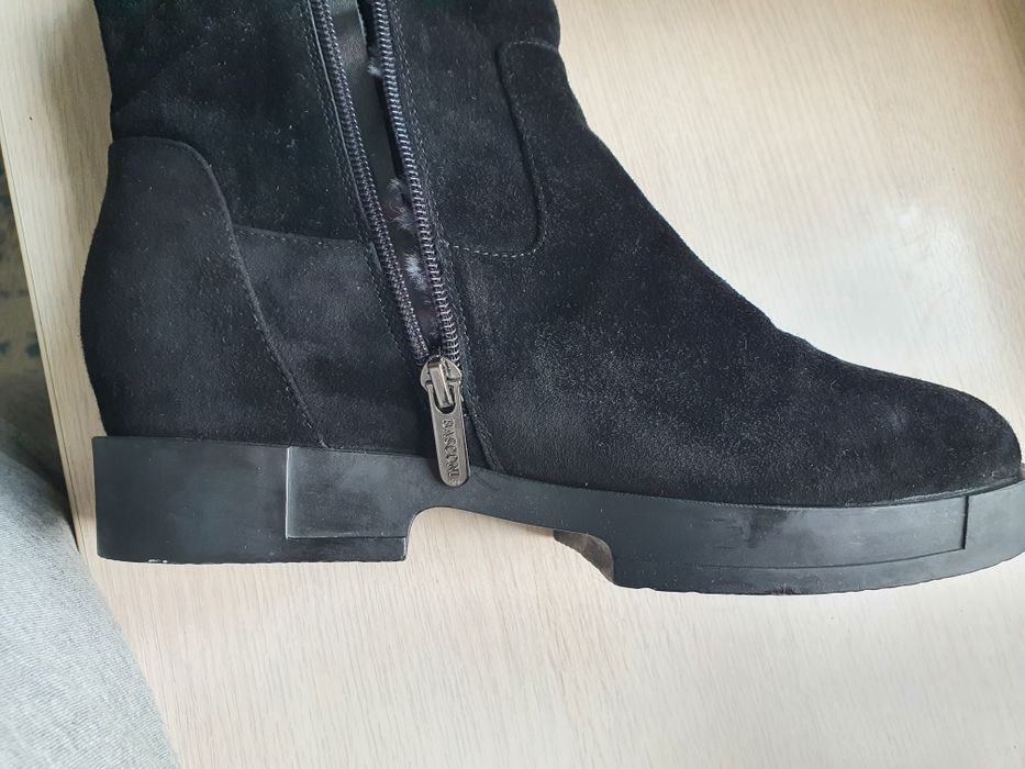 Сапоги замша натуральная