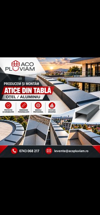 Distribuitor tabla acoperis din  aluminiu Prefa