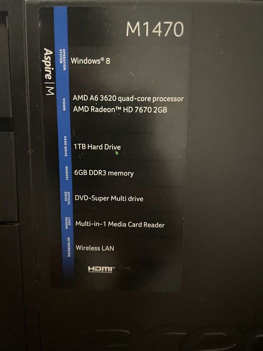 Продам Компьютер Acer Aspire M1470 срочно