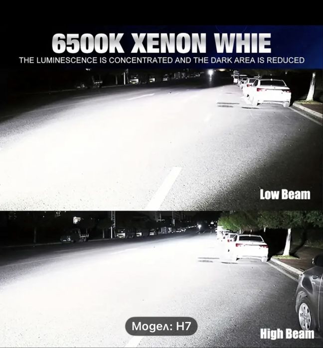 LED крушки H7 за фарове Xstorm 6500К