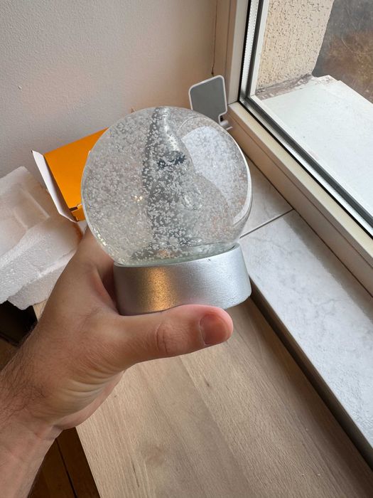 Glob de zăpadă - Idee Cadou (Snow Globe Gnome Silver)