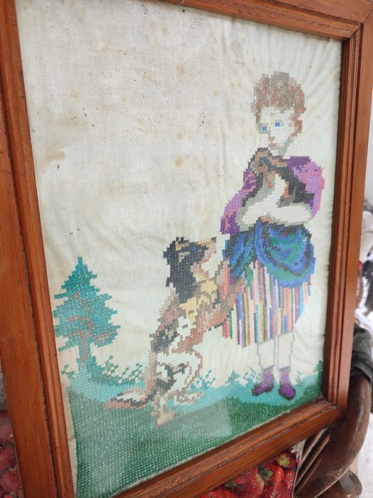 Картины вышетые нитью