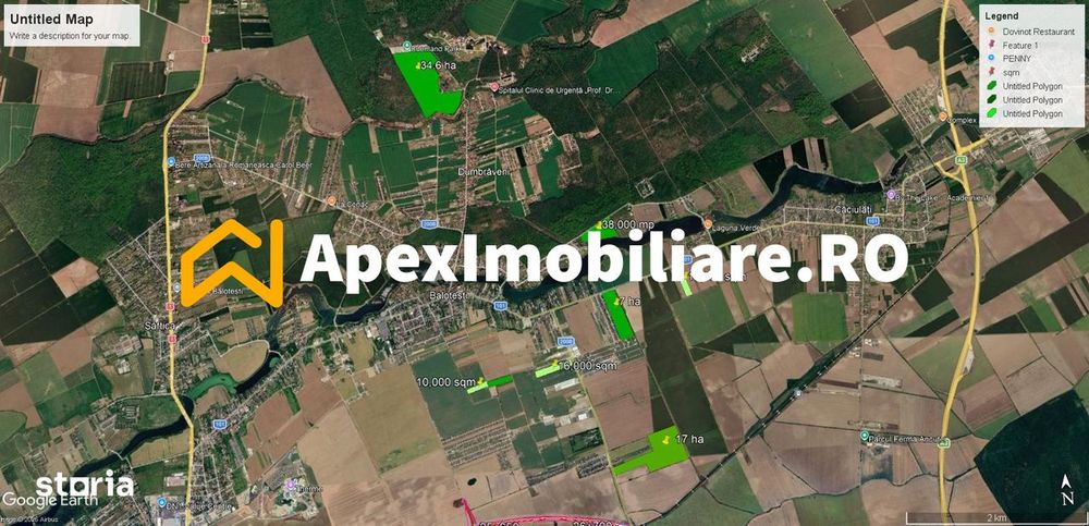 Terenuri de vanzare Intravilane Balotesti - Corbeanca | ApexImobiliare
