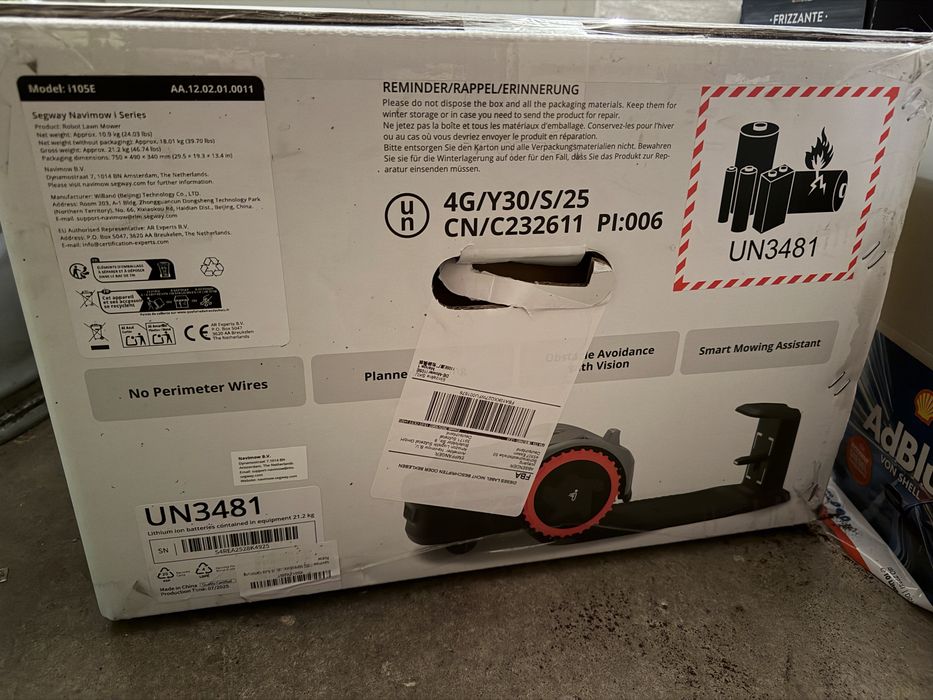 segway navimow i105 robot gradina masina de tuns iarba