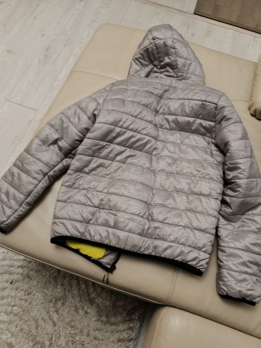 Geaca matlasata LCW cu gluga, Gri melange, 152-158 CM