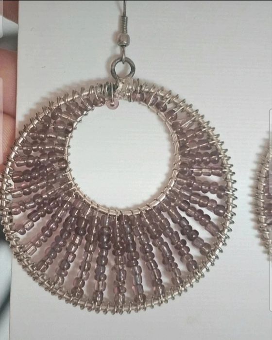 Cercei noi finuți cu ametist