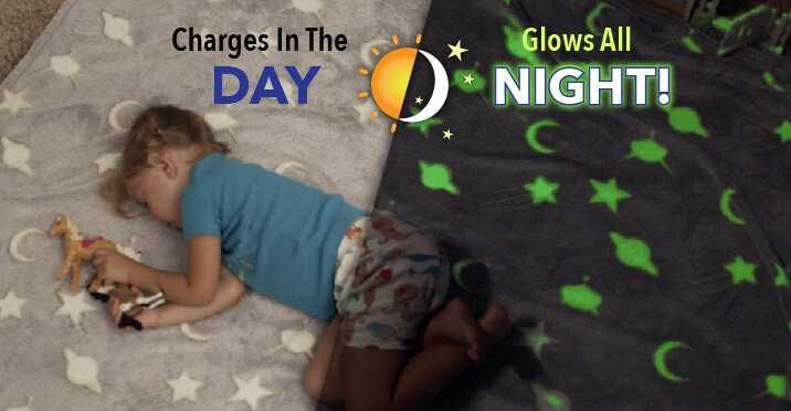 Светещо в тъмното  одеало MAGIC BLANKET