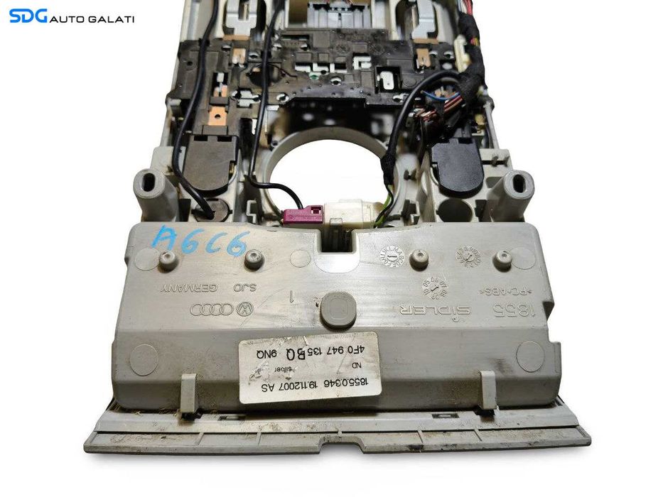 Lampa Iluminare Habitaclu Plafon Plafoniera Audi A6 C6 2004 - 2011 Cod 4F0947135BQ 4F0951177 [L8698]