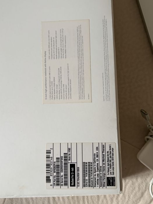 Macbook 13 pro inch