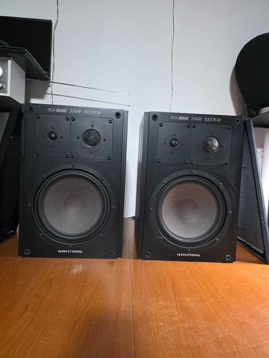 Grundig Box 8000, 3 căi, Made in West Germany, sunet excepțional!!