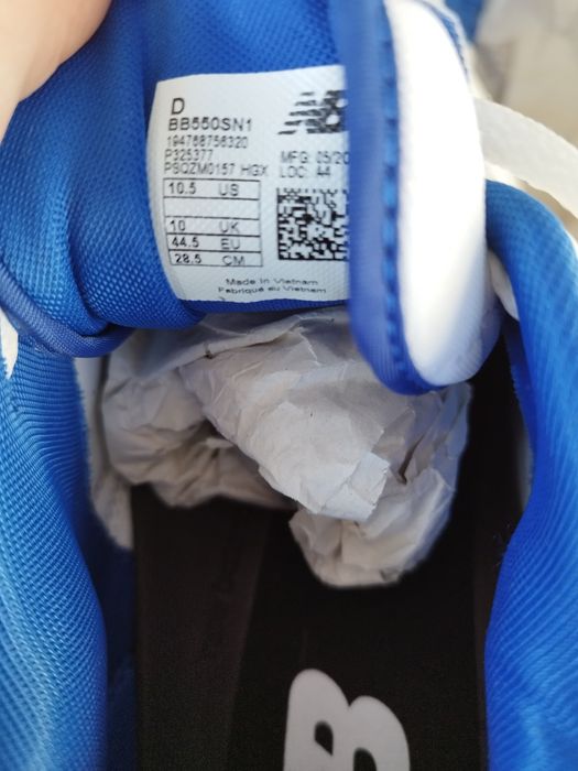 Мъжки маратонки New balance 550 trainers in white and blue