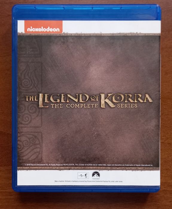 The legend of korra blu-ray