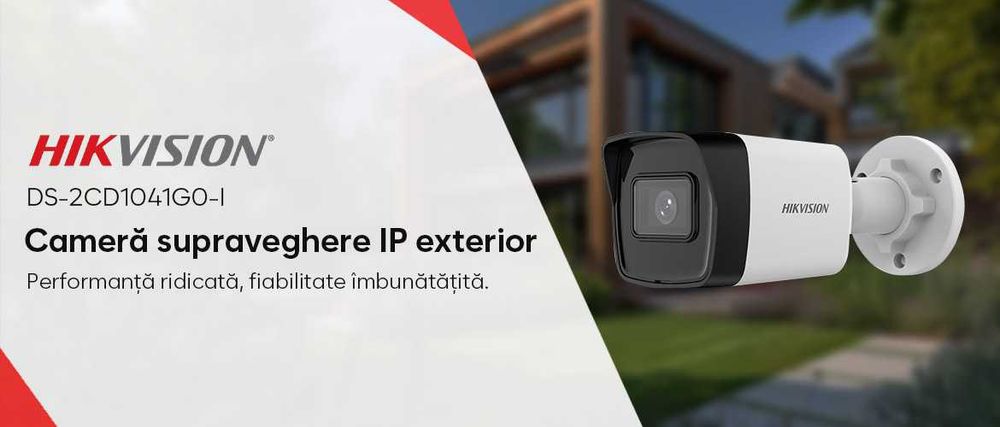 Camera supraveghere video 4MP Hikvision PoE DS-2CD1041G0-I 2.8mm Noua