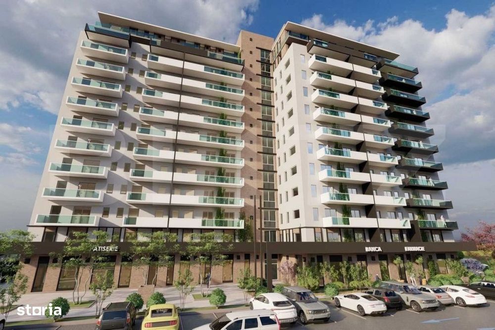 Apartament 2 camere, finisat, Bloc nou in zona Casa Somesana